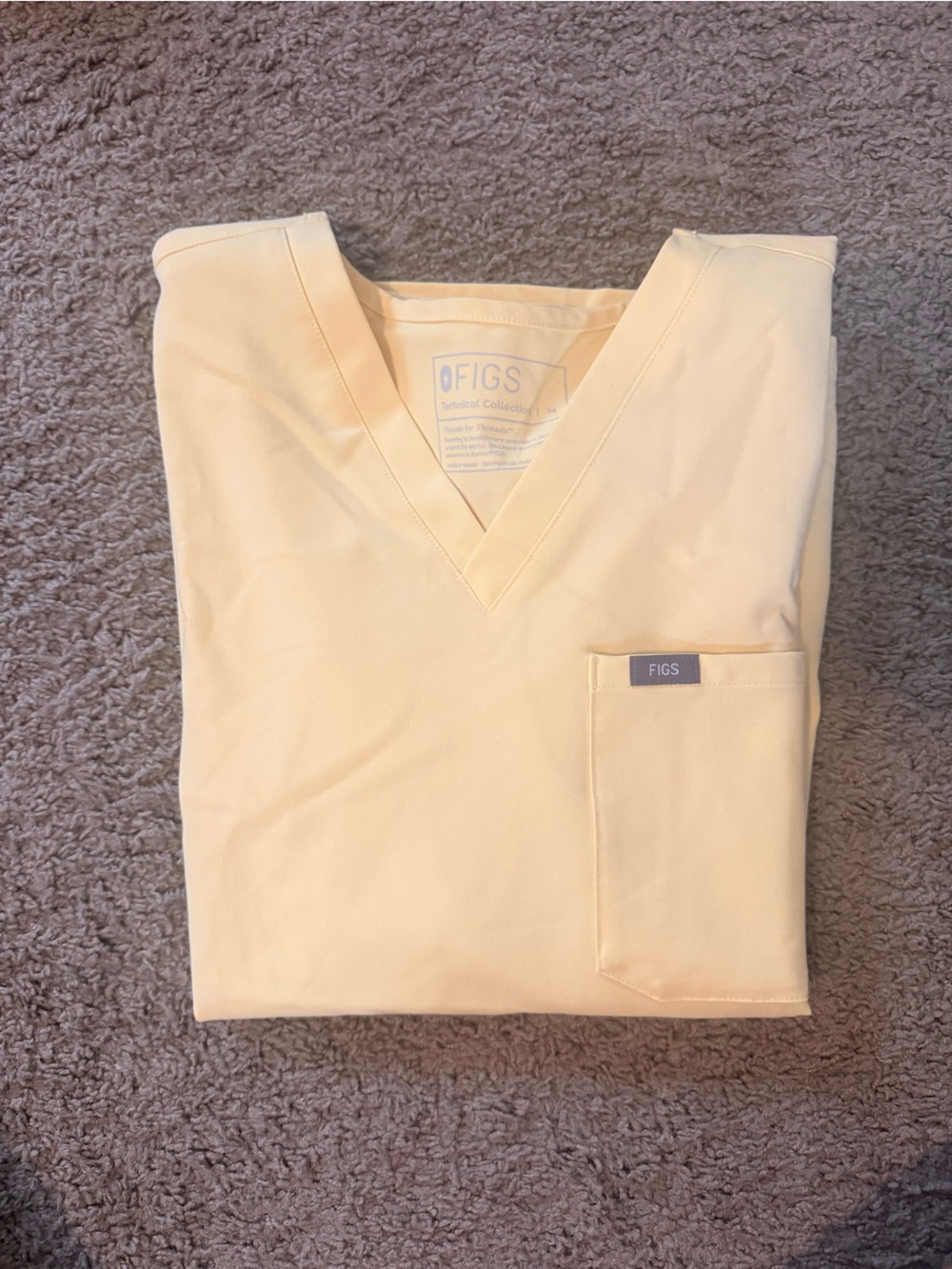 Figs Catarina Butter Yellow M